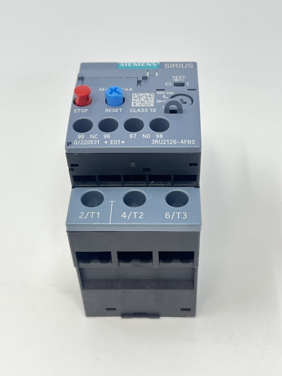 Siemens 3RU2126-4FB0 Überlastrelais 34...40 A thermisch für Motorschutz