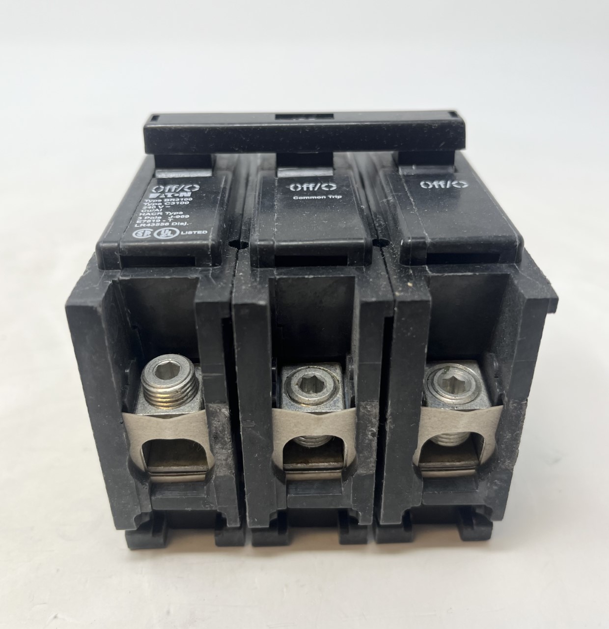 Cutler-Hammer BR3100 3-Pole 100A 120/240V Circuit Breaker – Brand New-1074865