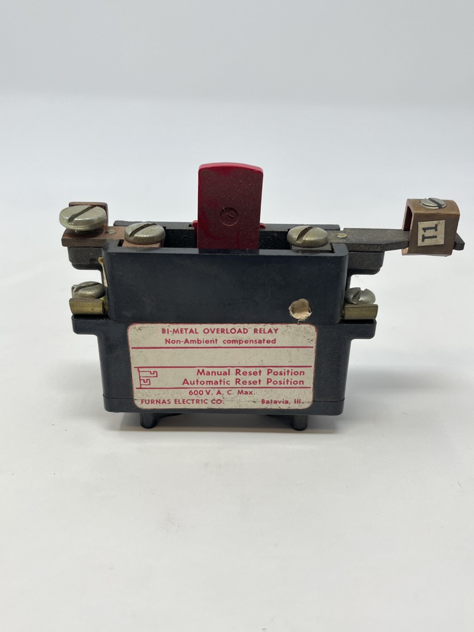 48FA17A – FURNAS ELECTRIC 600VAC 1PH THERMAL OVERLOAD RELAY | Mag-Trol ...