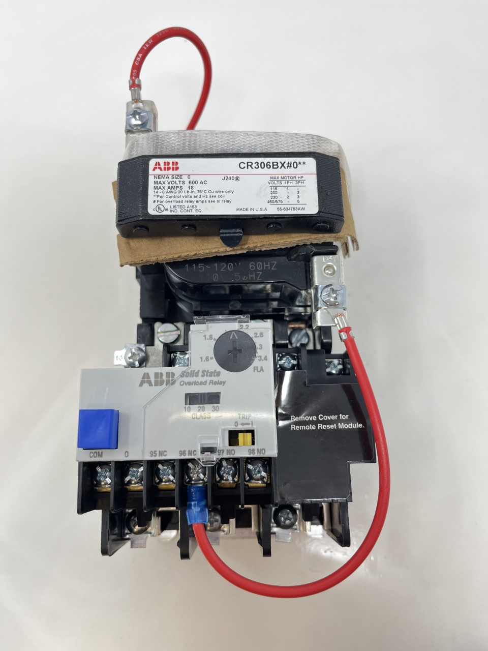 CR306BXE002  GE/ABB NEMA MOTOR STARTER | Mag-Trol Distributors, Inc.